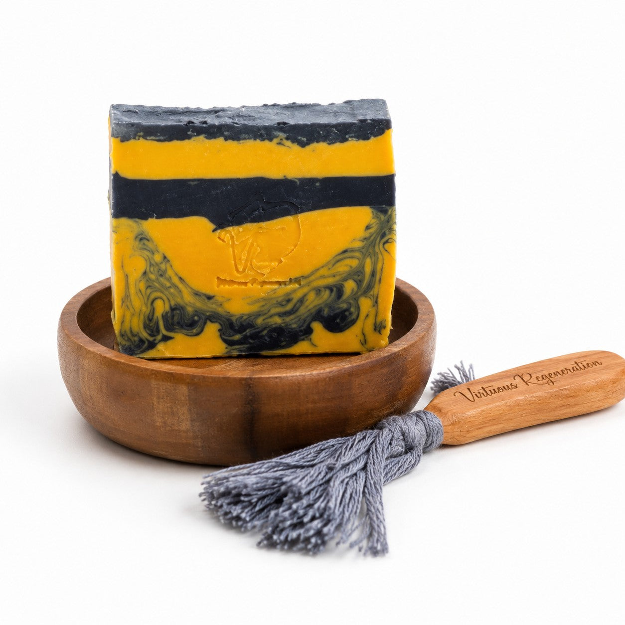 Golden Eclipse Turmeric & Charcoal Soap